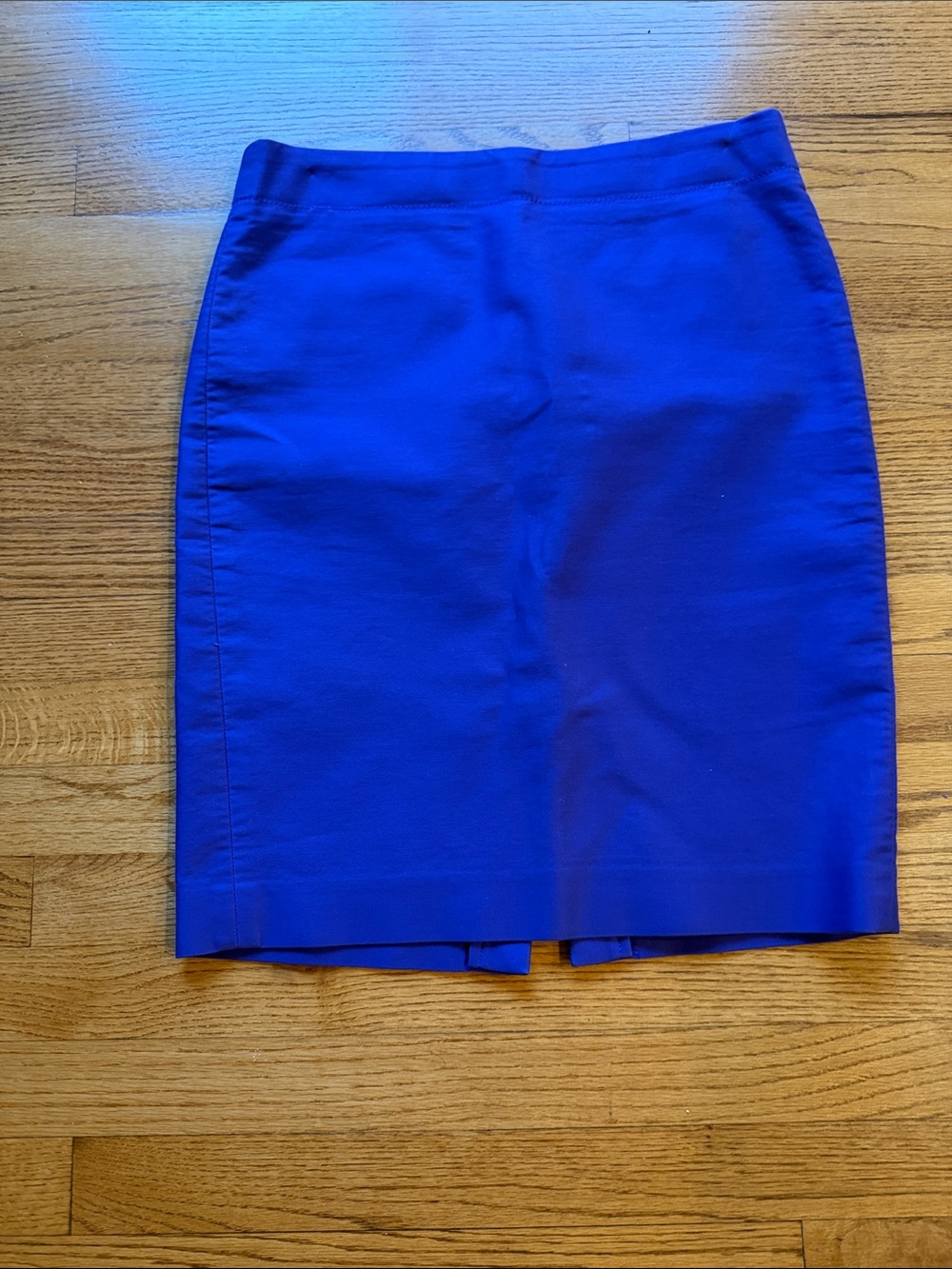 J. Crew Cobalt Blue Tailored Pencil Skirt